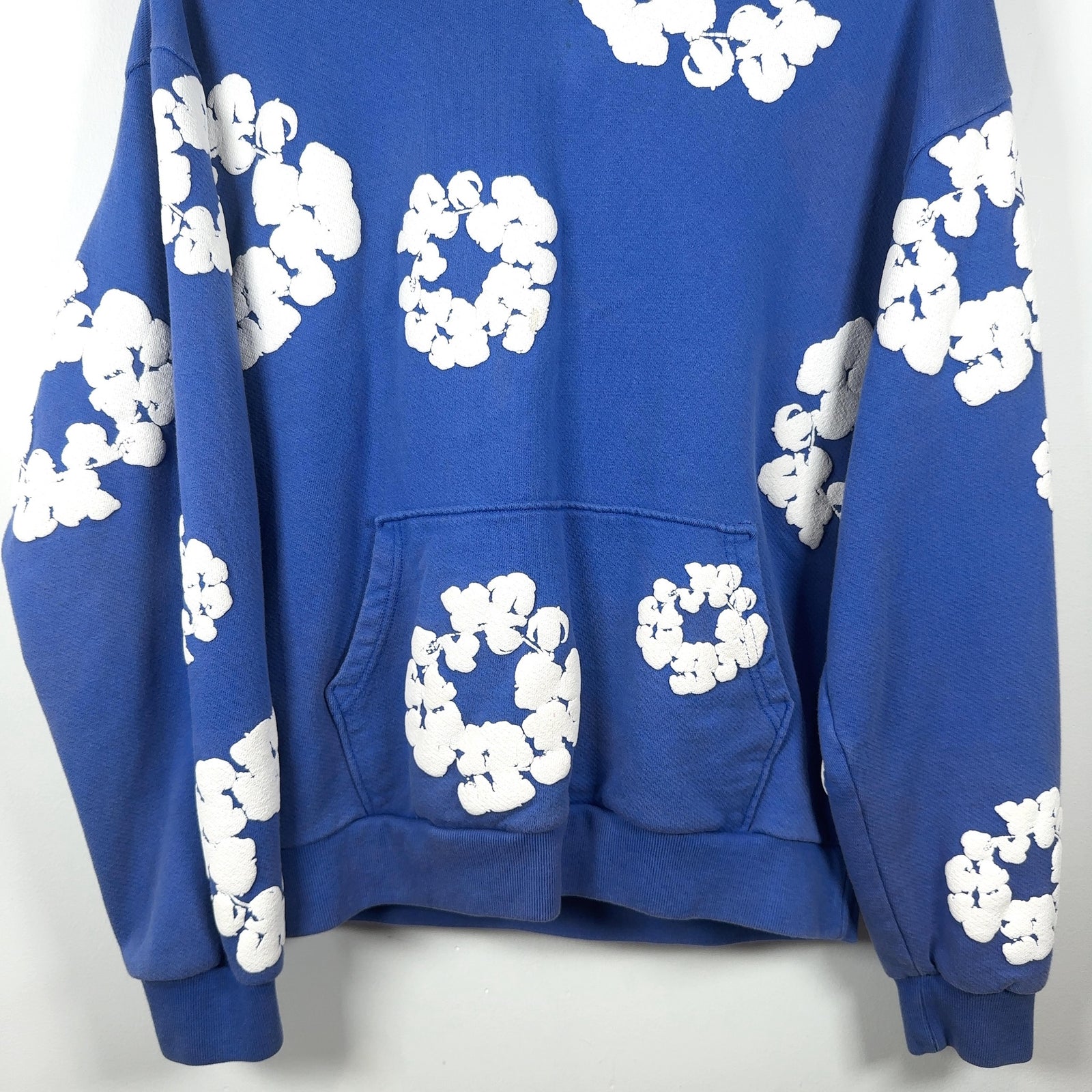 Denim Tears Blue Cotton Wreath Hoodie