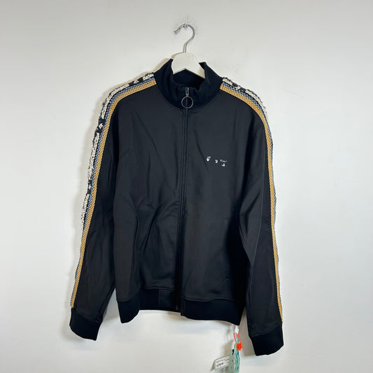 Off-White Embroidered Logo Track Jacket Size XL