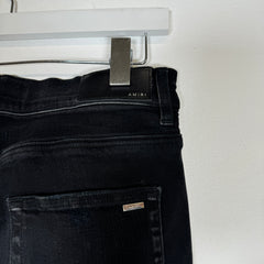Amiri Mx1 Pink Patch Darkwash Jeans Size 33