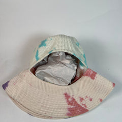 Who Decides War Waffle Knit Bucket Hat