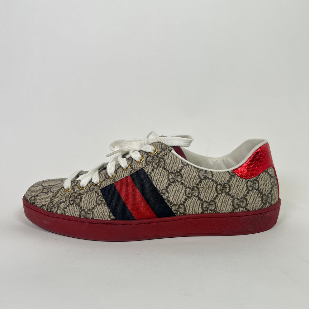 Gucci GG Supreme Ace Lowtop Sneakers