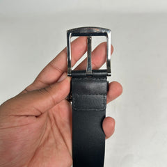 Burberry Beige Vintage Check Leather Belt Size 110