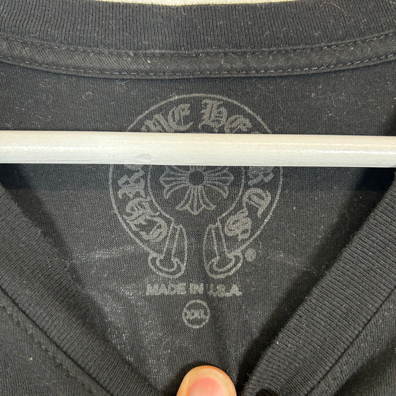 Chrome Hearts Black Horseshoe T-Shirt Size XXL