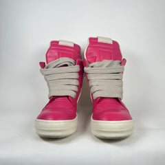 Rick Owens Pink Jumbo Lace Geobasket Size 43.5