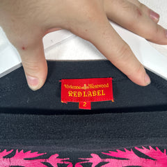 Vivienne Westwood Red Label 'Love' Black Longsleeve T-Shirt Size 2