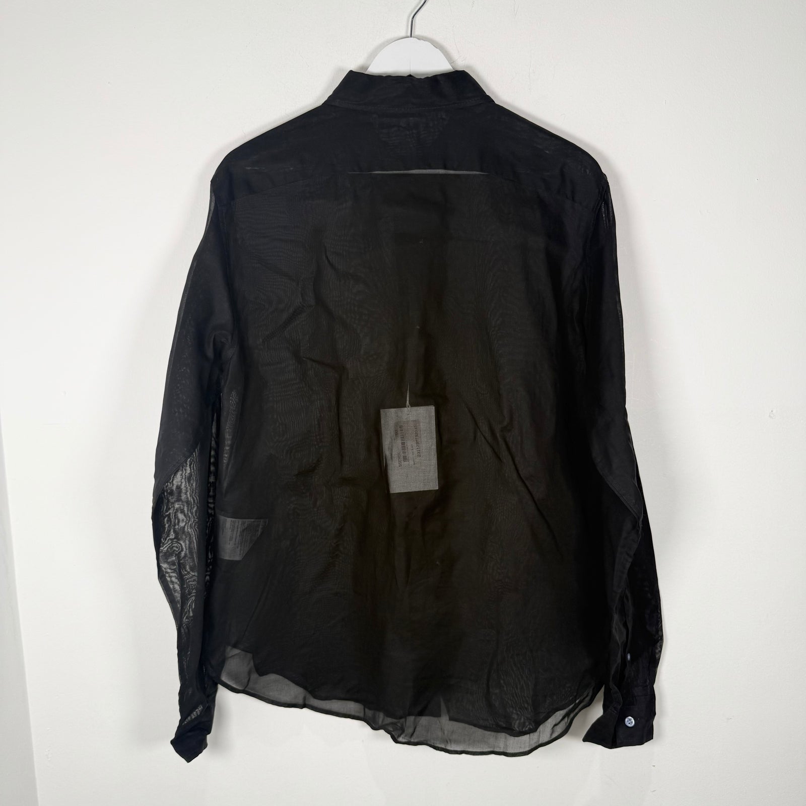 Acne Studios Sheer Black Button Up Size 50