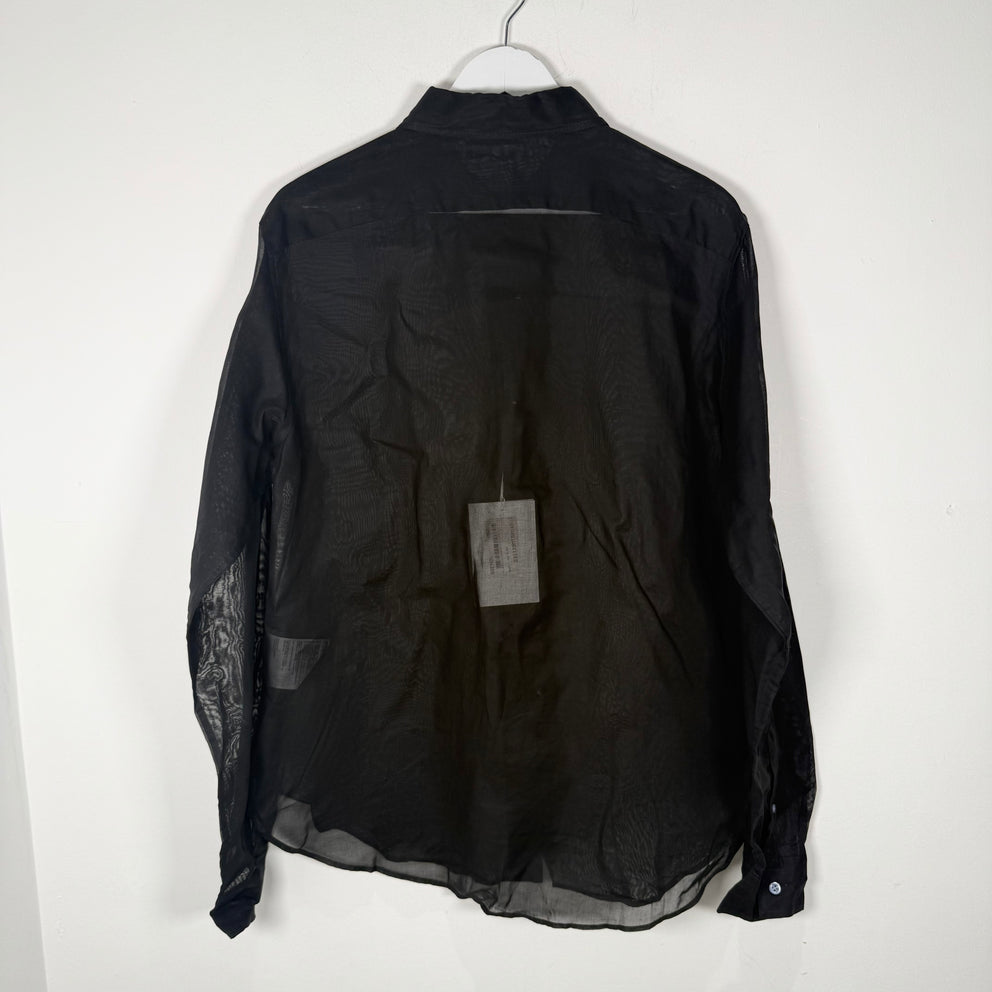 Acne Studios Sheer Black Button Up Size 50