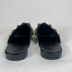 Balenciaga Black Cosy Cagole Mules Size 42