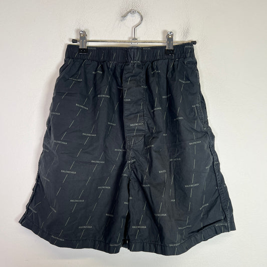 Balenciaga Bermuda Logo Shorts