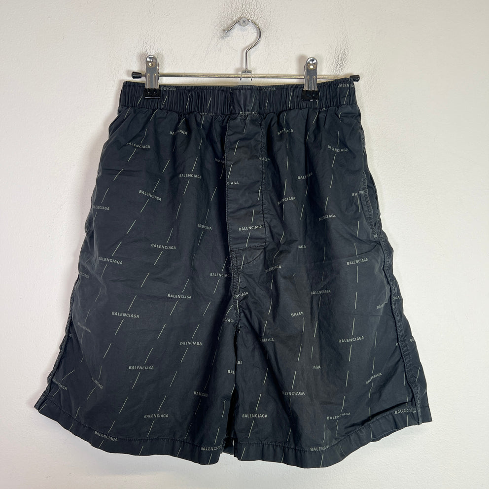 Balenciaga Bermuda Logo Shorts