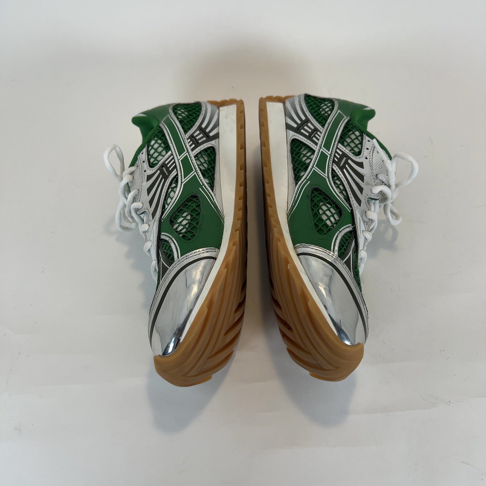 Bottega Veneta Green Mesh Orbit Sneaker