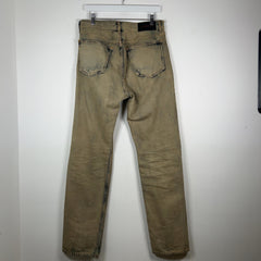 Ferragamo Acid-Wash Denim Jeans