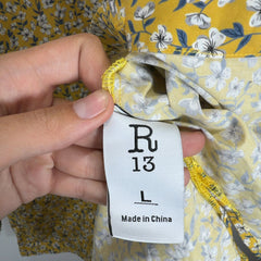 R13 Tony Short Sleeve Button Up Shirt