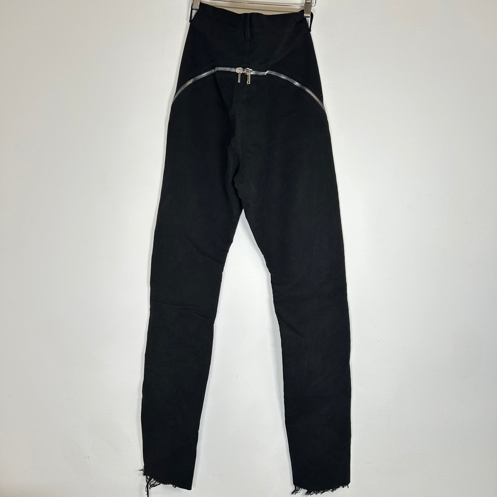 Rick Owens Black Bolan Banana Cuts Size 30