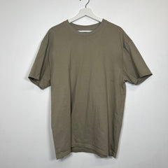 Essentials Khaki T-Shirt Back Logo Size M