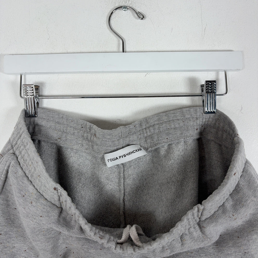 Gosha Rubchinskiy Poplin Embroidered Logo Sweatpants