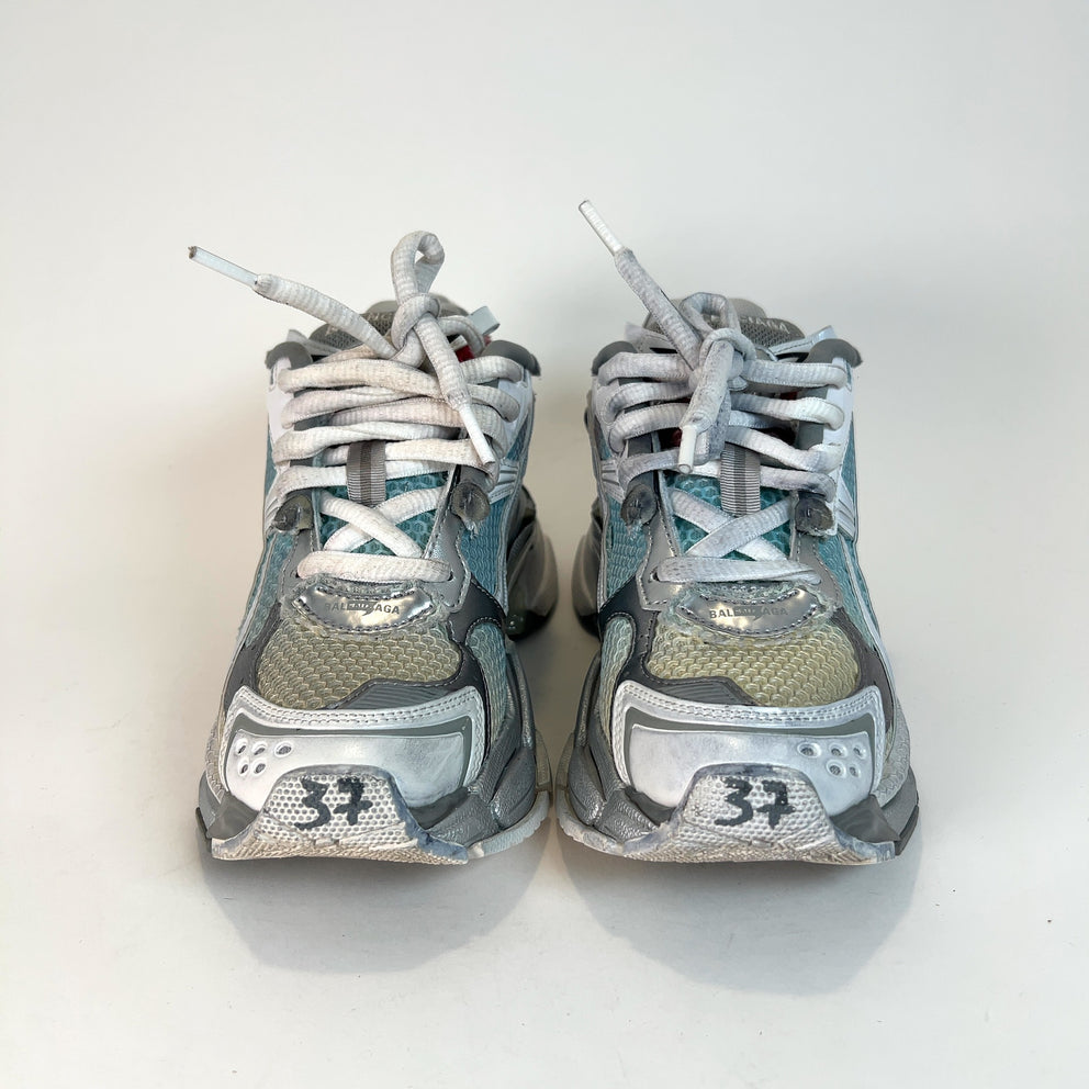 Balenciaga Gradient Mesh Runner Lowtop Sneakers
