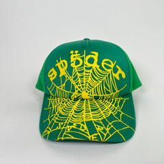 Sp5der Slime Green OG Web V2 Trucker Hat