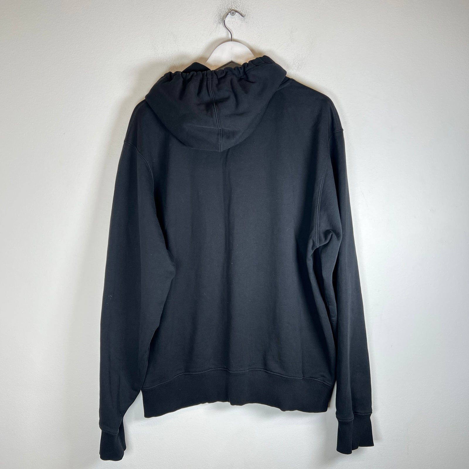Helmut Lang Black Core Logo Hoodie Size XXL