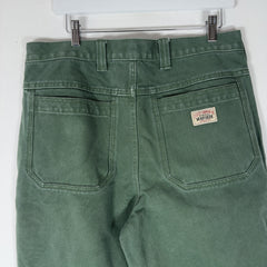 Stussy Green Canvas Double Knee Pants