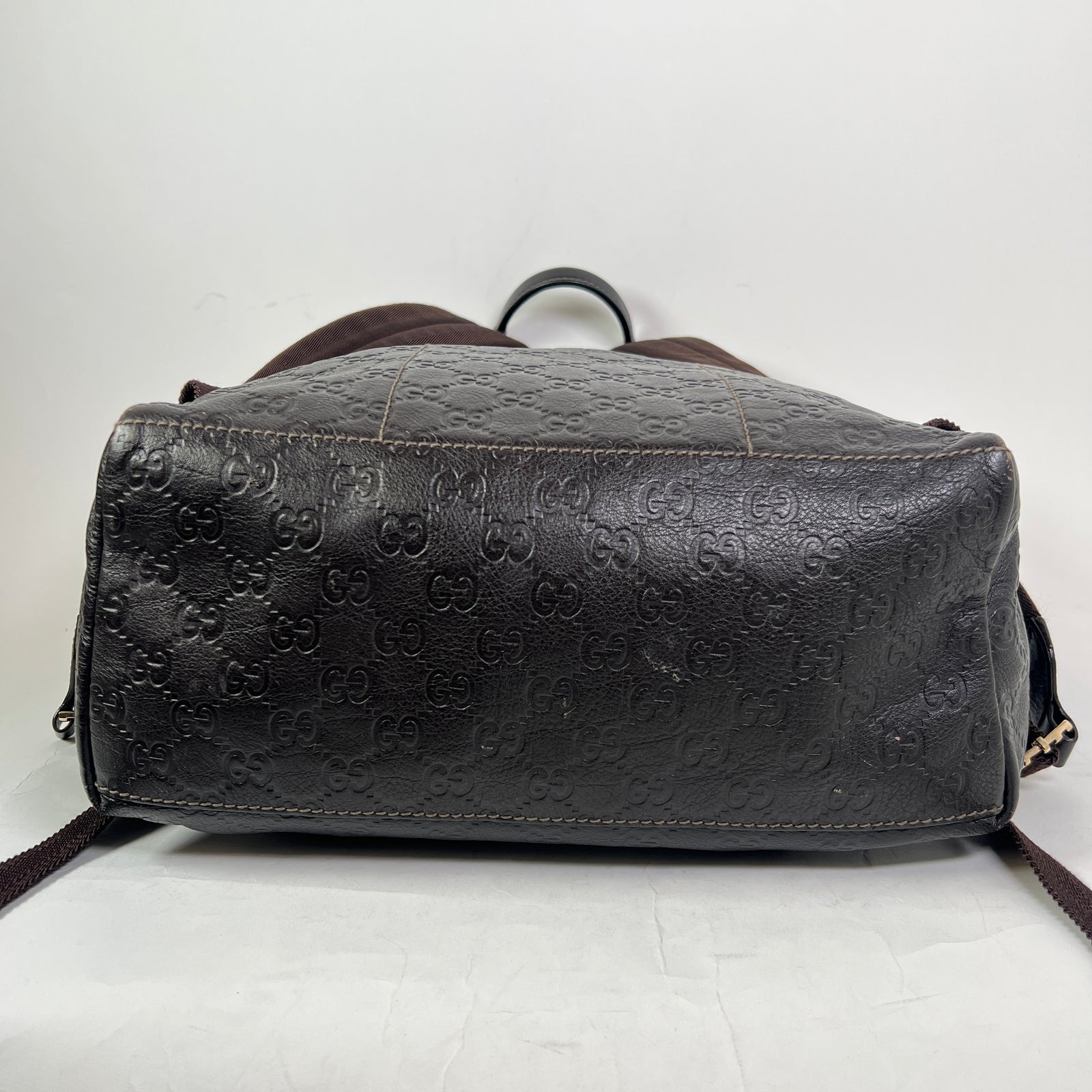 Gucci Brown GG Guccissima Signature Leather Backpack