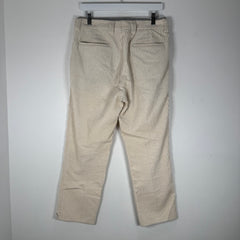 Brunello Cucinelli White Corduroy Slacks Size 31