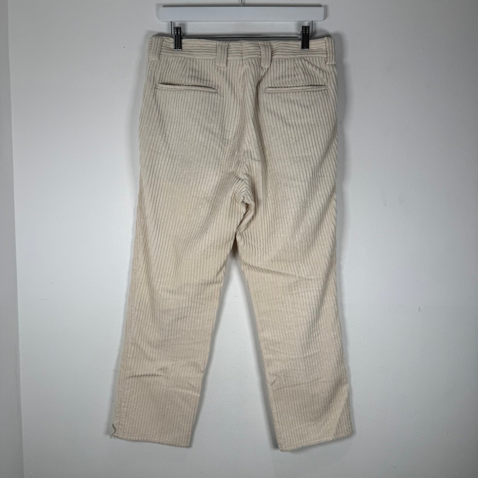 Brunello Cucinelli White Corduroy Slacks Size 31
