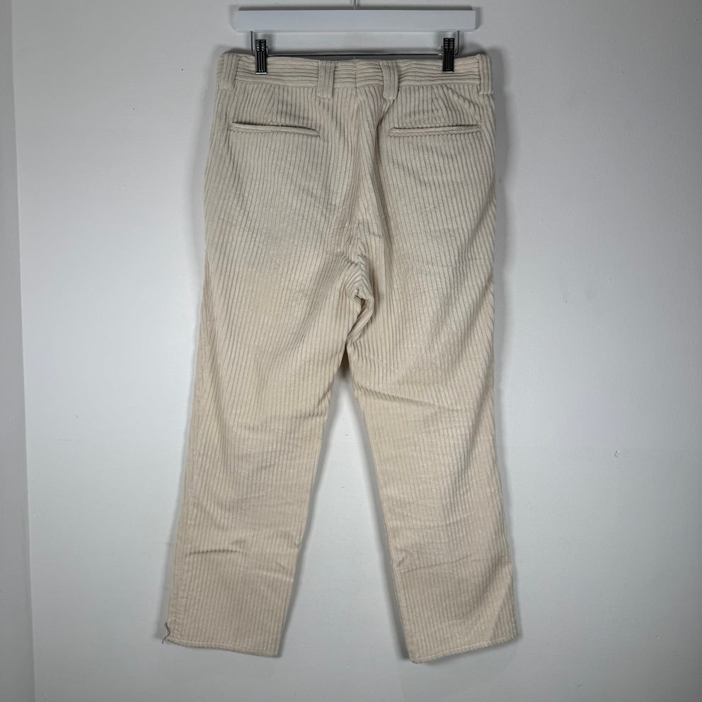 Brunello Cucinelli White Corduroy Slacks Size 31