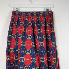 Gucci Jacquard Silk Monogram Jogger Pants