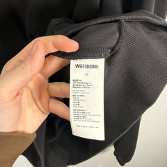 We11done Padded Shoulder Crewneck Size M