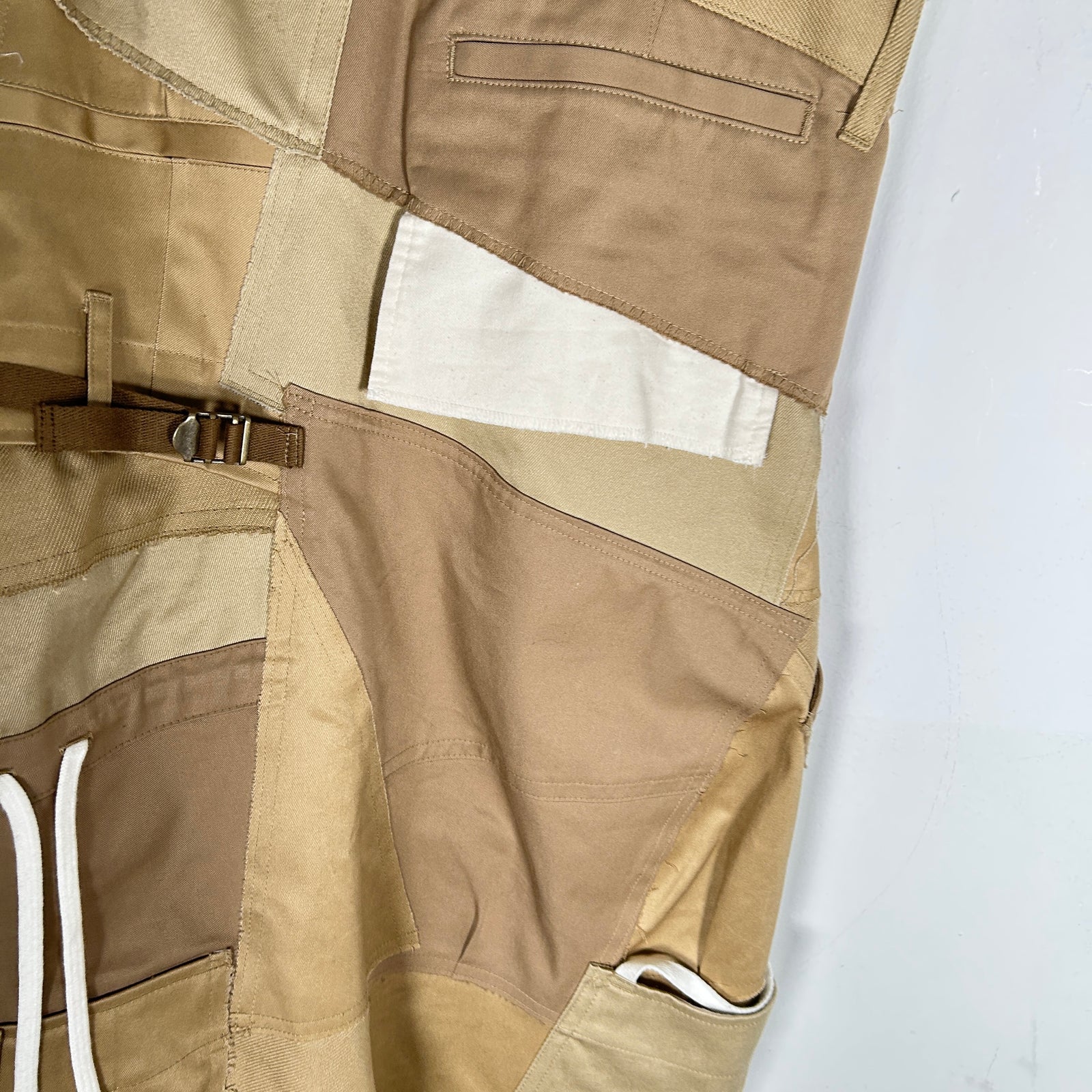 Junya Watanbe CDG Khaki Patchwork Dress Size S