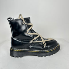 Rick Owens x Doc Marten's Black Bex 1460 Leather Boot Size 43