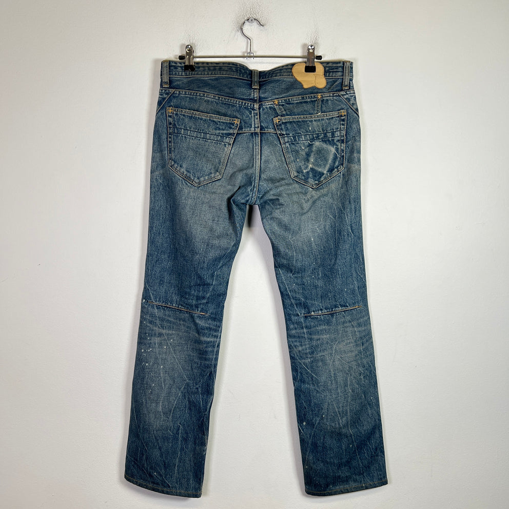 Number (N)ine FW09 Hearts Tears Zippo Jeans