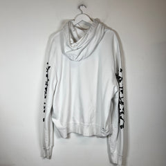 Amiri White/Black Bones Hollywood Hoodie Size XL