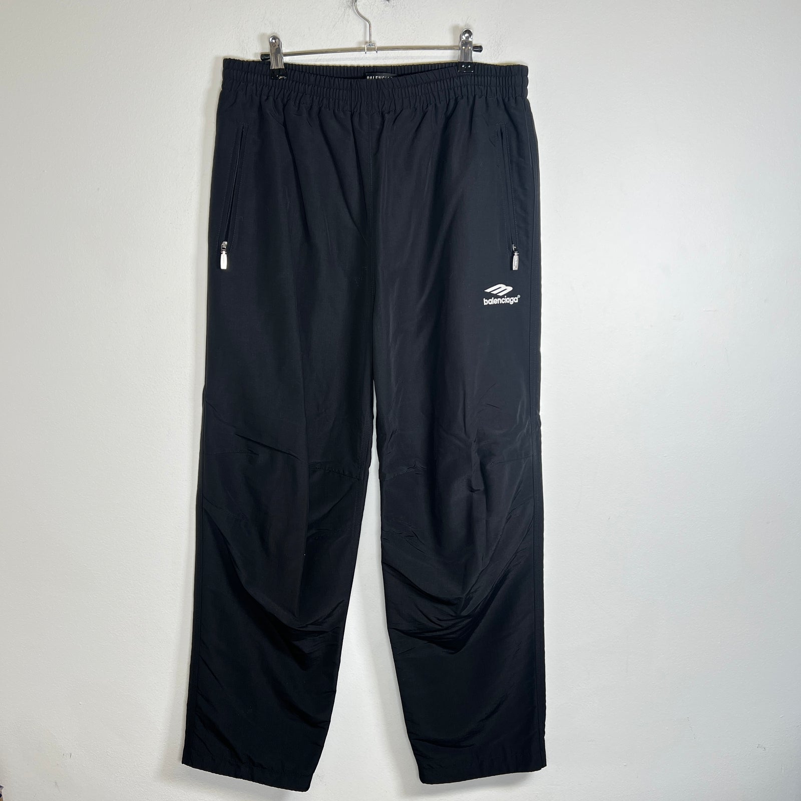 Balenciaga Black 3B Sports Icon Track Pants Size M