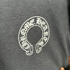 Chrome Hearts Gray Zip Up Hoodie Size XXL