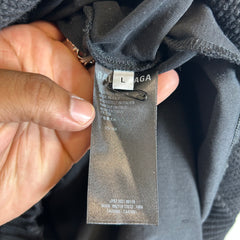 Balenciaga Black Campaign Destroyed Layered Knit Hoodie Size L