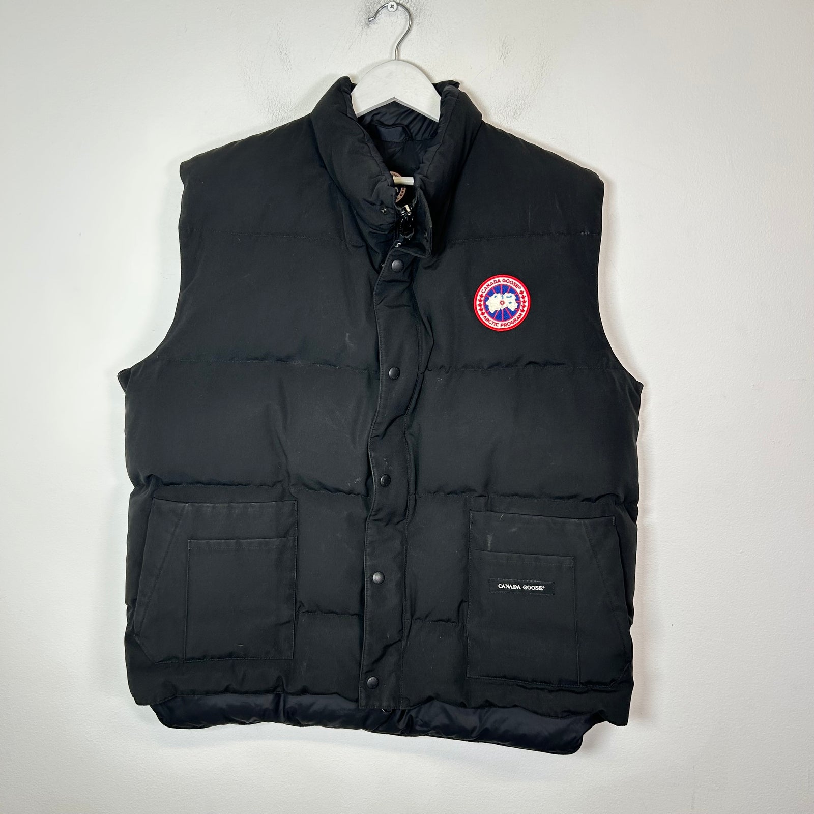 Canada Goose Black Down Puffer Vest Size XL