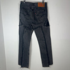 Vetements x Levis Reconstructed Straight Fit Denim Jeans