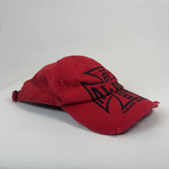 Alice Hollywood Iron Cross Embroidered Red Hat
