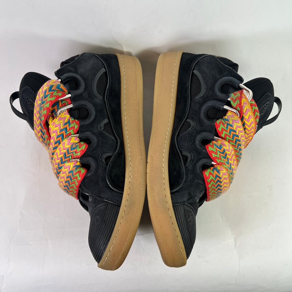 Lanvin Black Curb Sneaker Size 45