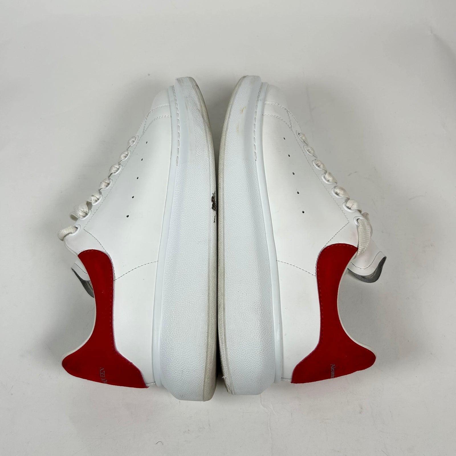 Alexander McQueen White/Red Sneaker Size 40.5