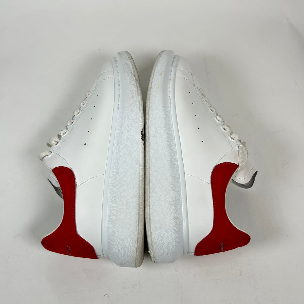 Alexander McQueen White/Red Sneaker Size 40.5