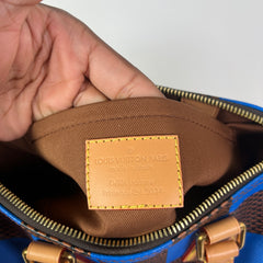 Louis Vuitton Blue Damier Pop Speedy Bandouliere 25