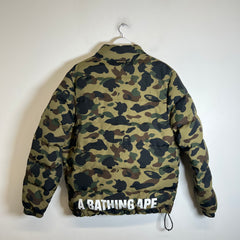 Bape 1st Camo Down Puffer Jacket Size L