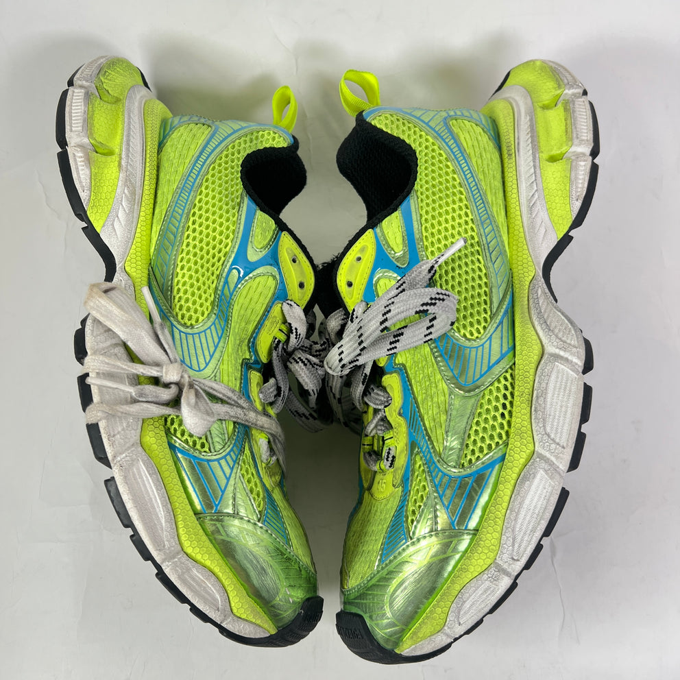 Balenciaga Fluorescent Yellow/Blue 3XL Sneaker Size 45