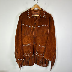 Bode Suede Appalachian Fringe Jacket