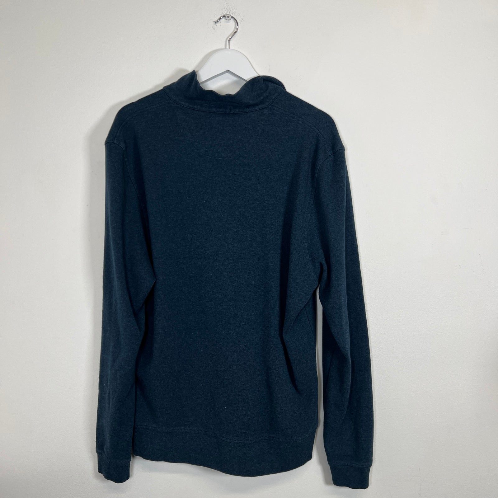 Burberry 1/4 Zip Navy Fleece XXL