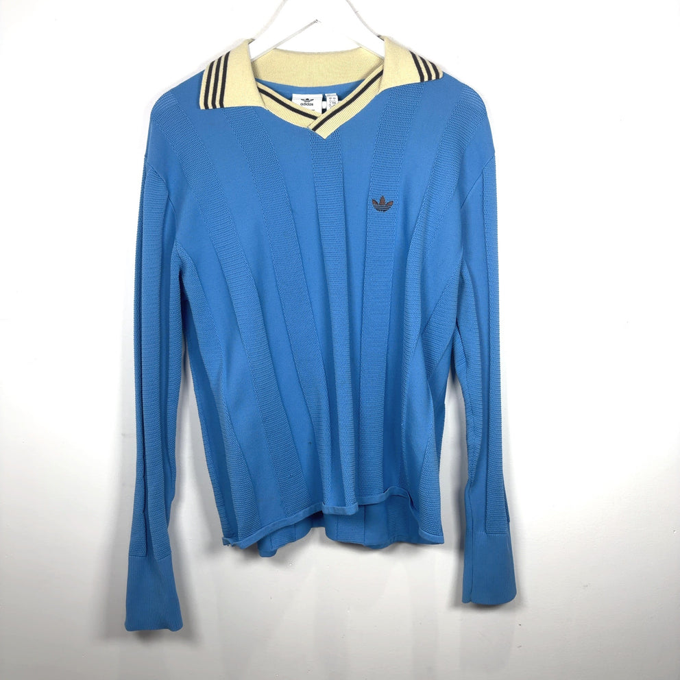 Wales Bonner x Adidas Knitted Striped Collar Soccer Jersey Shirt