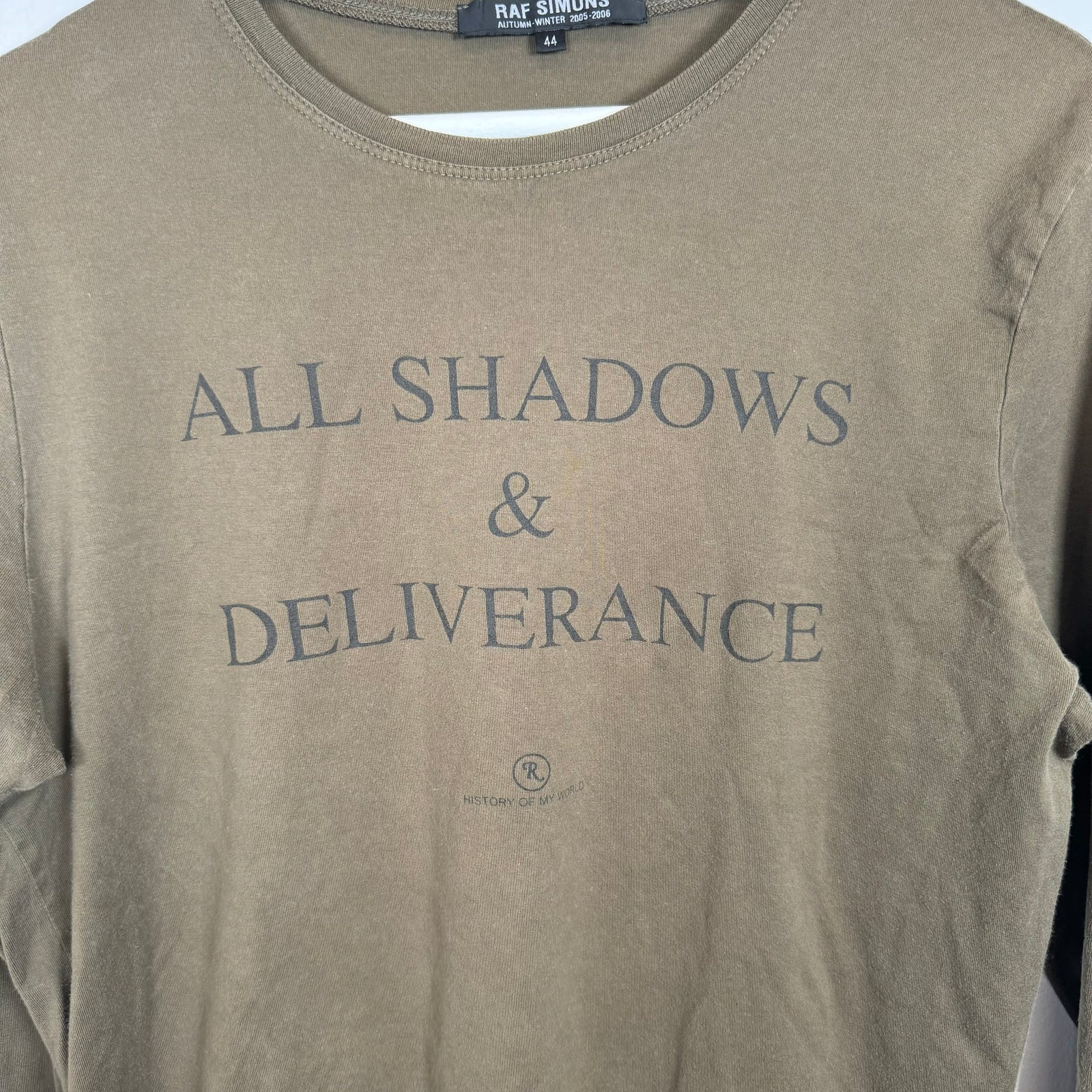 Raf Simons AW06 Shadow LS Tee Size S